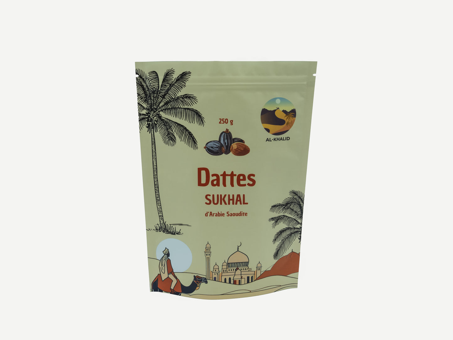 Dattes Sukhal (Sans Noyau) d'Arabie